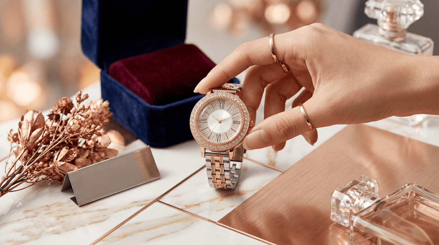 Refined light luxury mechanical watch from the Exquisite Collection Exquisite - Time100