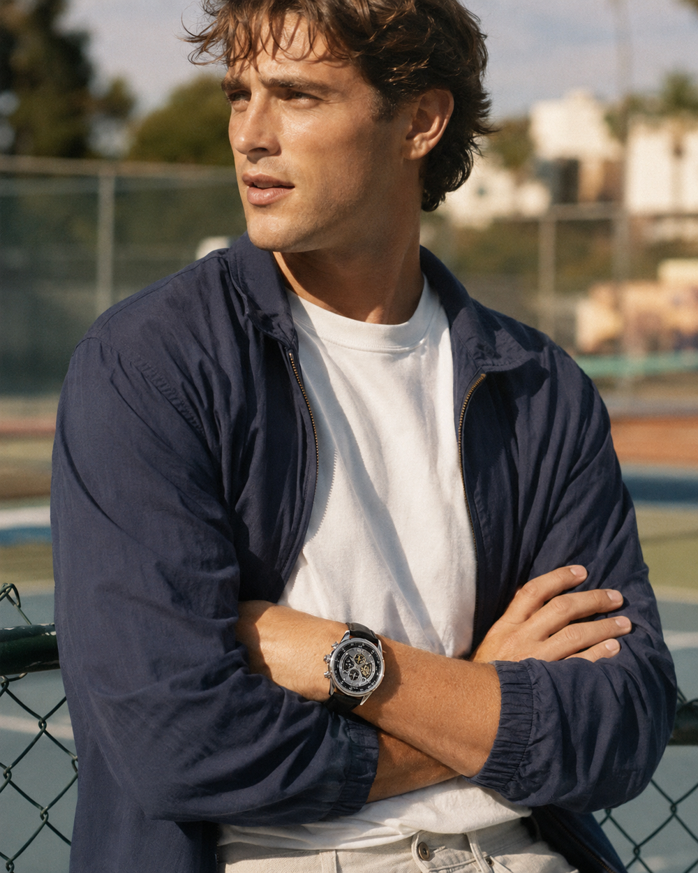 Premium self-winding movement in a men's automatic mechanical watch - Time100