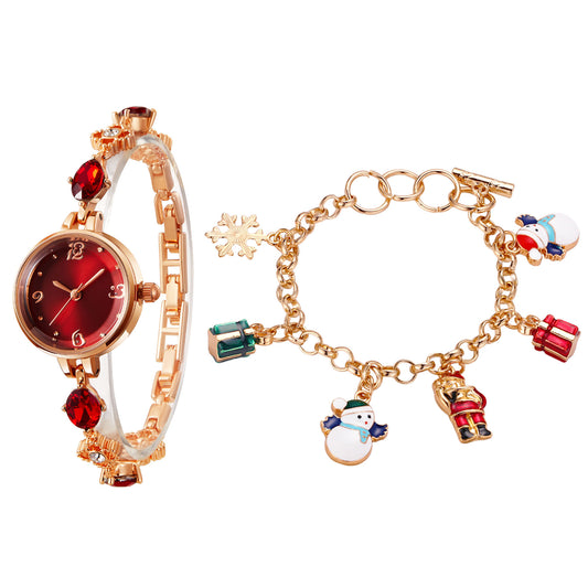 TIME100 Women's Bracelet Watch Round Mini Watches for Women Waterproof Exquisite Christmas Gifts for Women