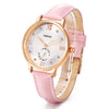 TIME100 W80099LWW Women's Elegant Watch featuring a Striking Red and Gold Color Palette Pink - Time100