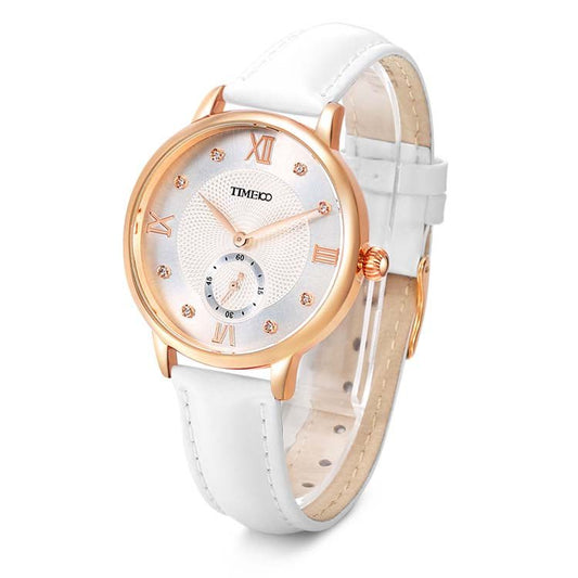 TIME100 Automatic Mechanical Quartz Watch Non - Metal Watchband Diamonds - Decorated for Women - Time100
