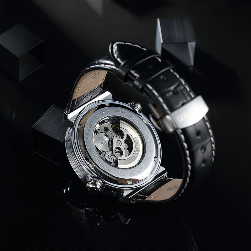 TIME100 Automatic Watches for Men Mechanical Men's Wrist Watches(No Battery),Winning The Design Competition - Time100