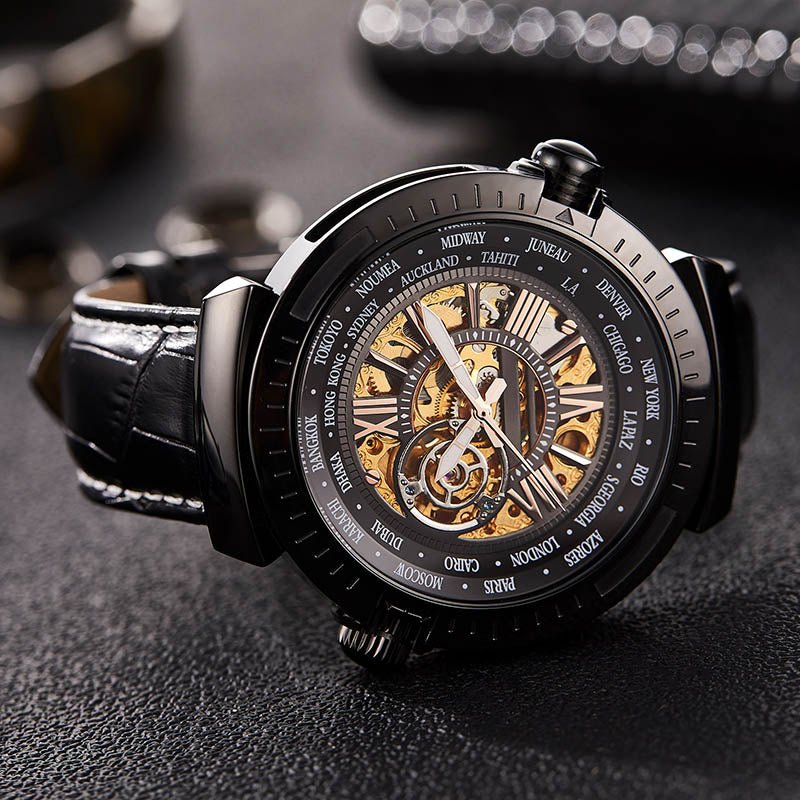 TIME100 Automatic Watches for Men Mechanical Men's Wrist Watches(No Battery),Winning The Design Competition - Time100