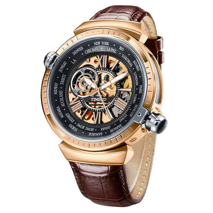 TIME100 Automatic Watches for Men Mechanical Men's Wrist Watches(No Battery),Winning The Design Competition - Time100