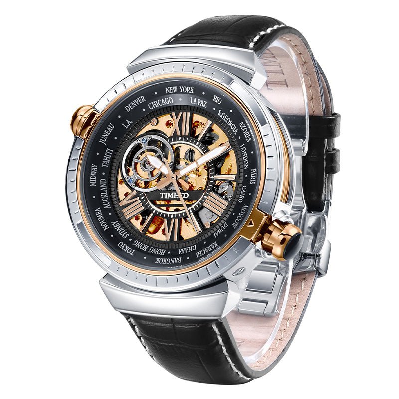 TIME100 Automatic Watches for Men Mechanical Men's Wrist Watches(No Battery),Winning The Design Competition - Time100