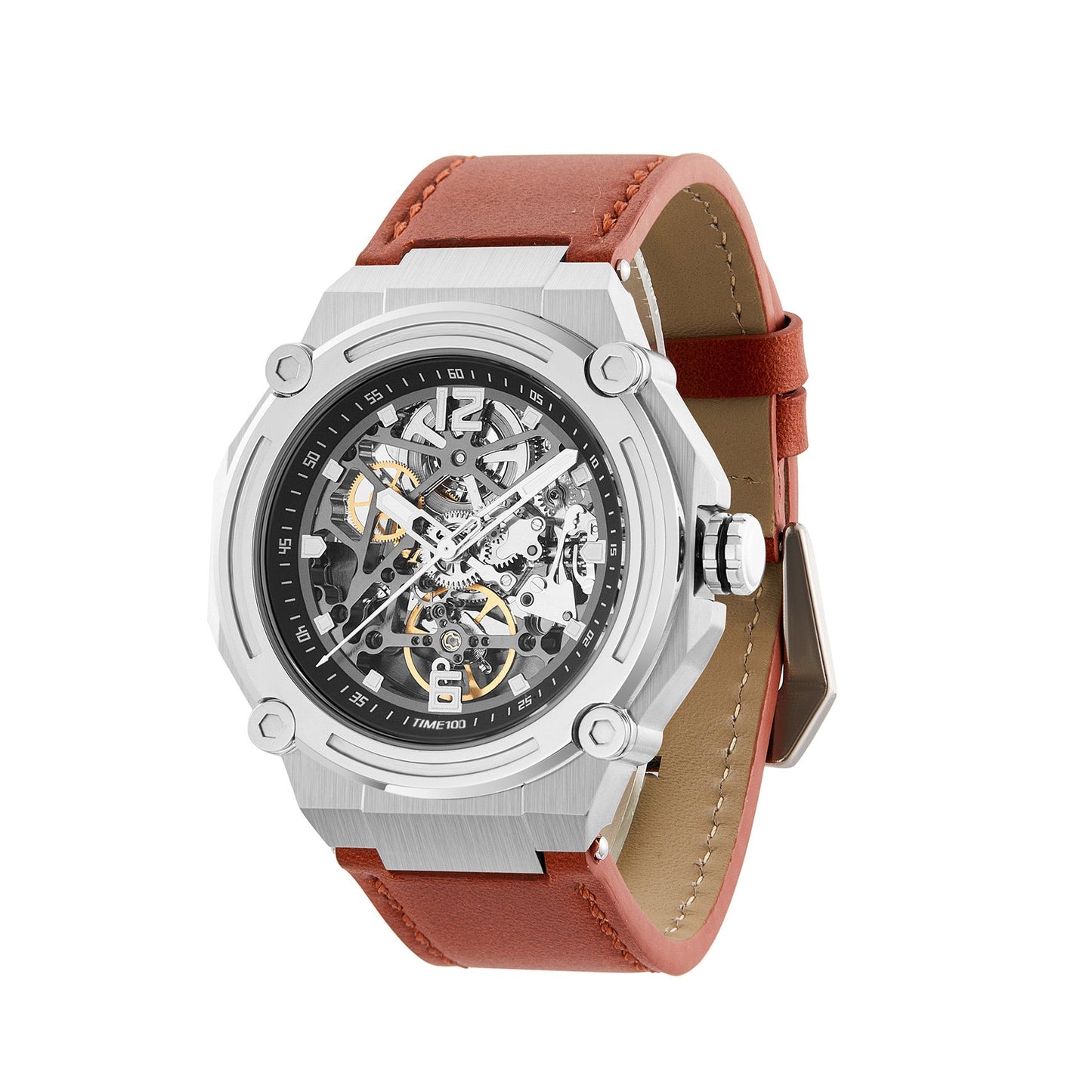 TIME100 Automatic Watches for Men Mechanical Men's Wrist Watches(No Battery),Winning The Design Competition - Time100