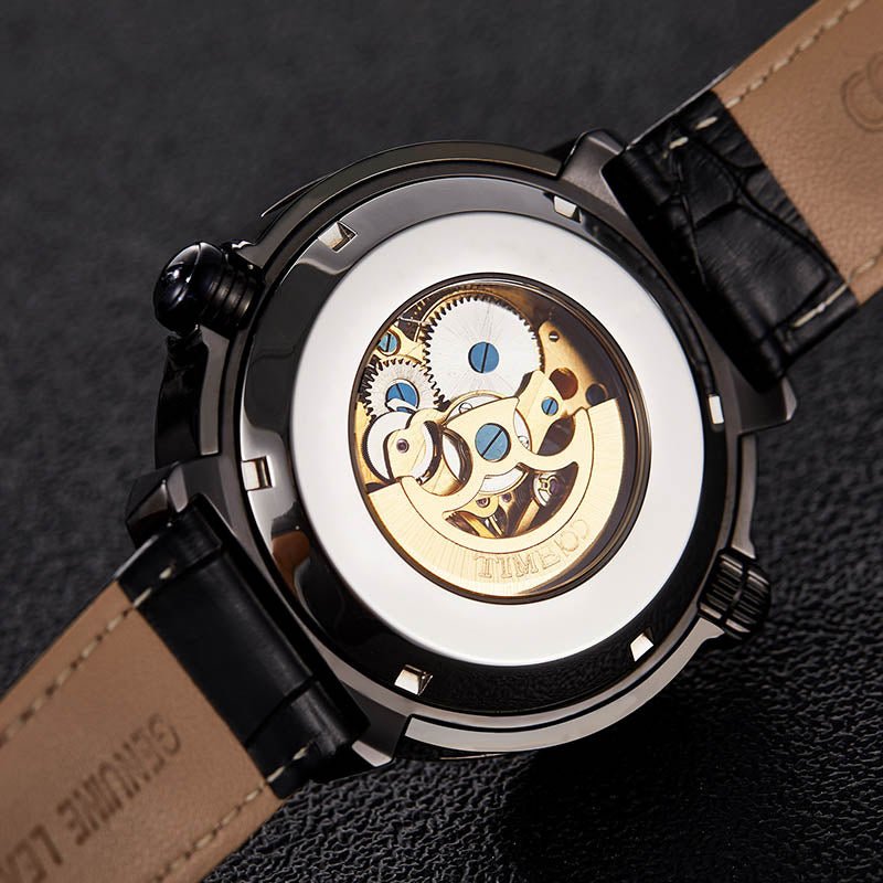 TIME100 Automatic Watches for Men Mechanical Men's Wrist Watches(No Battery),Winning The Design Competition - Time100