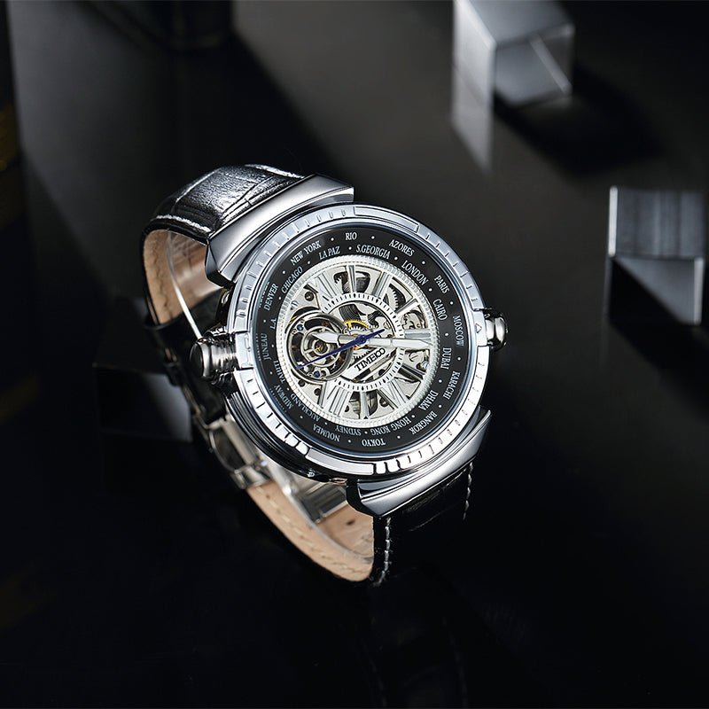 TIME100 Automatic Watches for Men Mechanical Men's Wrist Watches(No Battery),Winning The Design Competition - Time100
