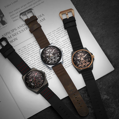 TIME100 Automatic Watches for Men Mechanical Men's Wrist Watches(No Battery),Winning The Design Competition - Time100