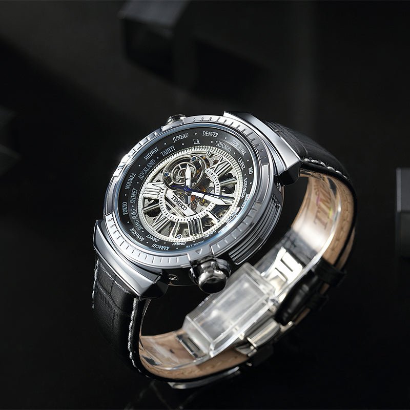 TIME100 Automatic Watches for Men Mechanical Men's Wrist Watches(No Battery),Winning The Design Competition - Time100
