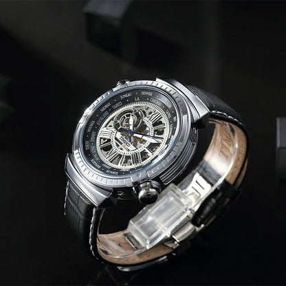 TIME100 Automatic Watches for Men Mechanical Men's Wrist Watches(No Battery),Winning The Design Competition - Time100