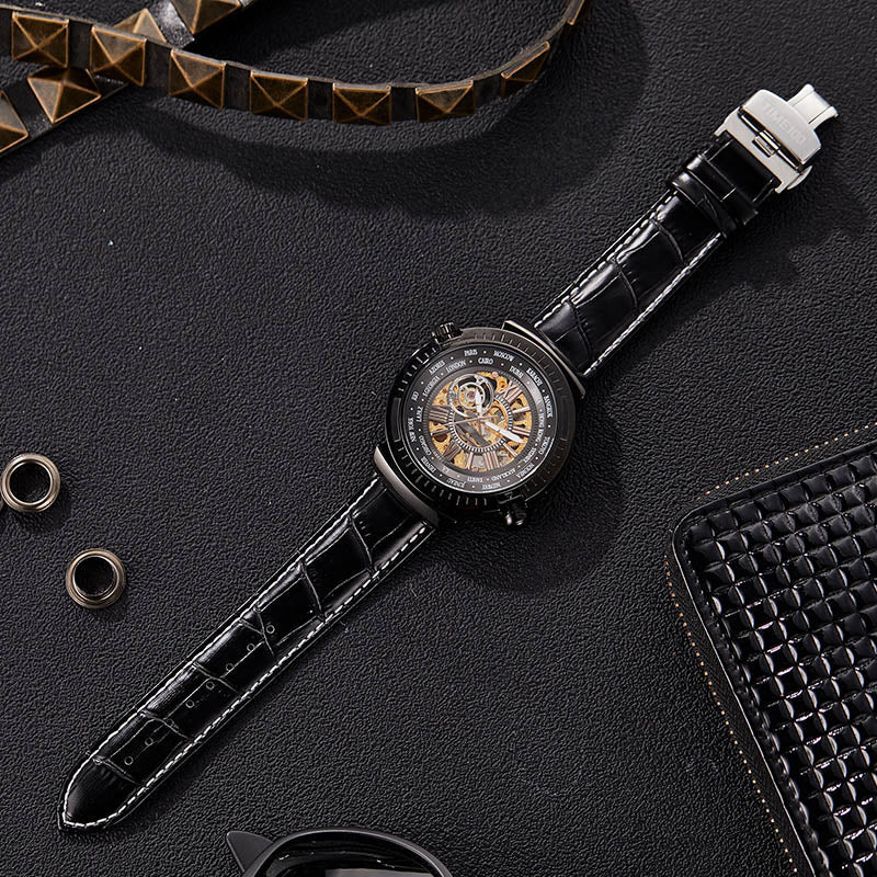 TIME100 Automatic Watches for Men Mechanical Men's Wrist Watches(No Battery),Winning The Design Competition - Time100