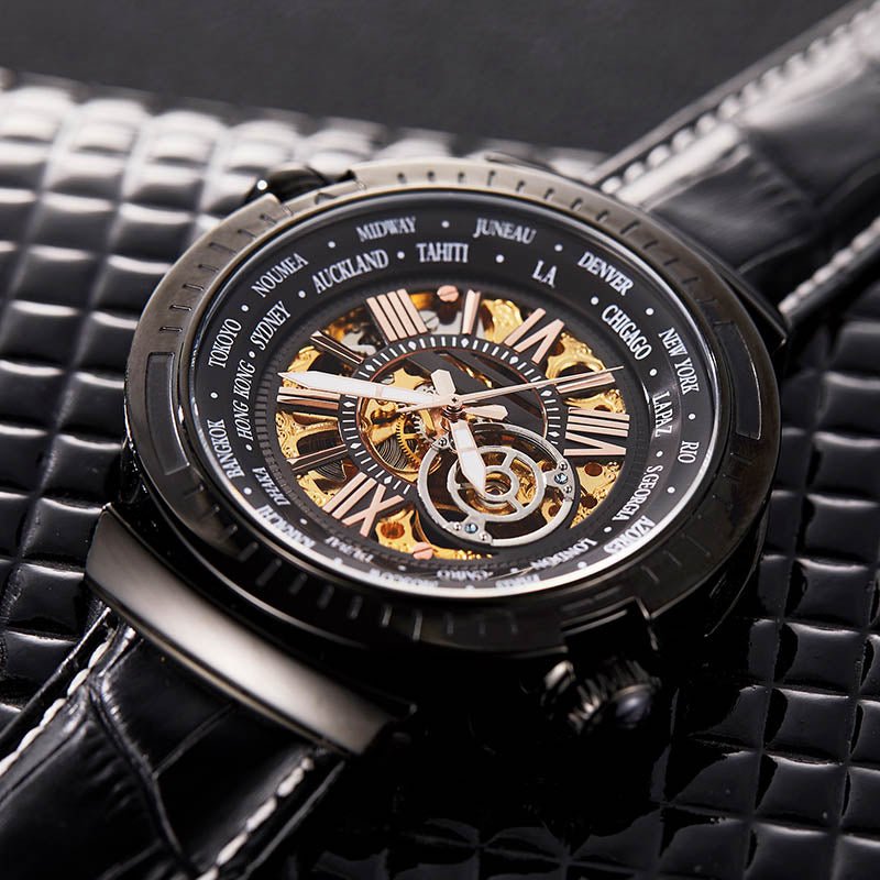 TIME100 Automatic Watches for Men Mechanical Men's Wrist Watches(No Battery),Winning The Design Competition - Time100