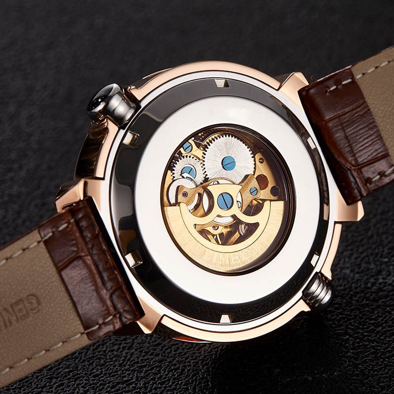 TIME100 Automatic Watches for Men Mechanical Men's Wrist Watches(No Battery),Winning The Design Competition - Time100