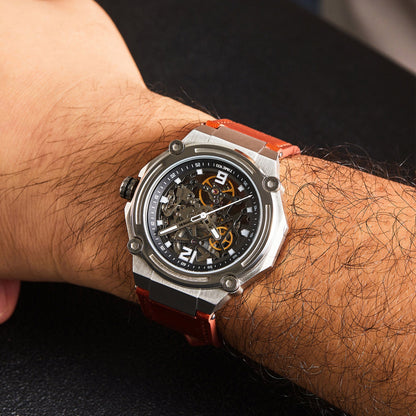 TIME100 Automatic Watches for Men Mechanical Men's Wrist Watches(No Battery),Winning The Design Competition - Time100