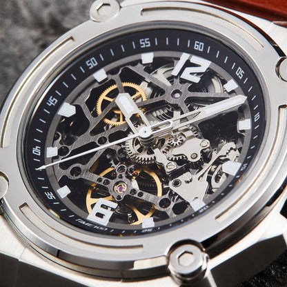 TIME100 Automatic Watches for Men Mechanical Men's Wrist Watches(No Battery),Winning The Design Competition - Time100