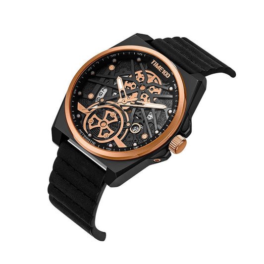 TIME100 Automatic Watches for Men Mechanical Men's Wrist Watches(No Battery),Winning The Design Competition - Time100