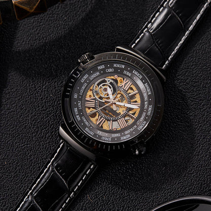 TIME100 Automatic Watches for Men Mechanical Men's Wrist Watches(No Battery),Winning The Design Competition - Time100