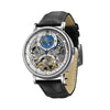 TIME100 W60169G Men's Automatic Skeleton Watch with Multicolor Dial and Stainless Steel Case White - Time100
