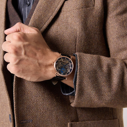 TIME100 W60169G automatic watch styled for casual social settings and everyday masculine elegance Black - Time100