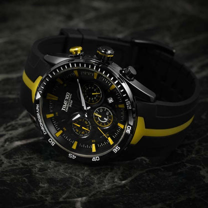 TIME100 Men's Silicone Strap Quartz Watch Sample Fashion Multifunction Watches for Men/Boy - Time100