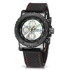 TIME100 W50310G Men's Classic Business Watch with Large Round Dial and Crystal Markers Black - Time100