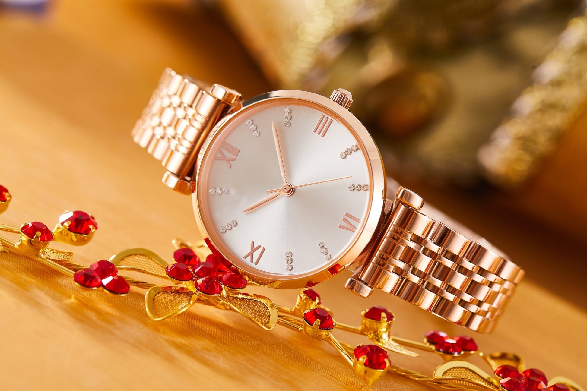 TIME100 Women's Analog Japanese Quartz Watch with Stainless Steel Mesh Leather Strap Ladies Watch Wrist and Elegant Waterproof - Time100