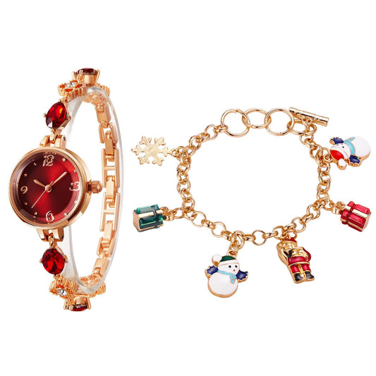 TIME100 Women's Bracelet Watch Round Mini Watches for Women Waterproof Exquisite Christmas Gifts for Women - Time100