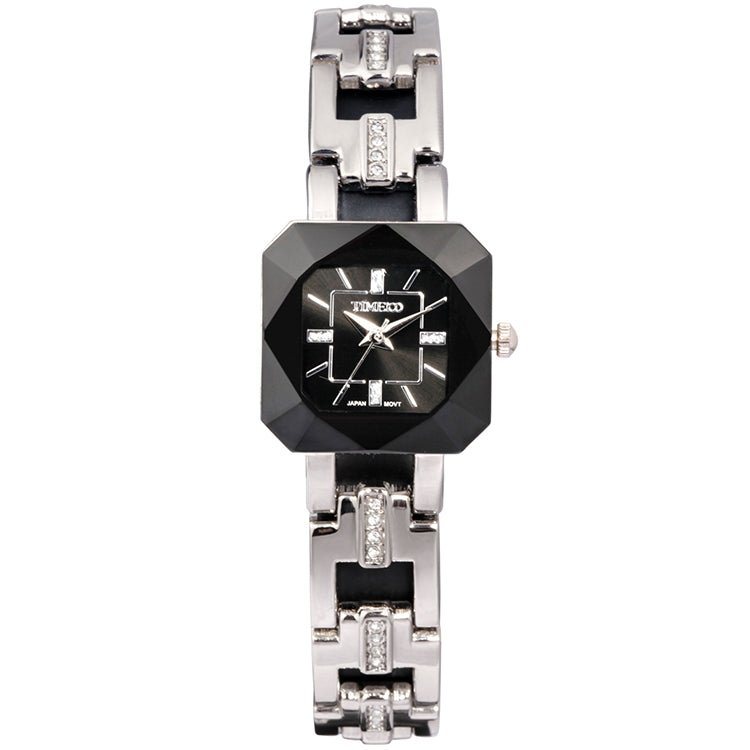 TIME100 Women's Bracelet Watches Ladies Quartz Wrist Watch with Green Dial Bezel with Crystals in Movement Bracelet Strap with Diamonds Waterproof - Time100