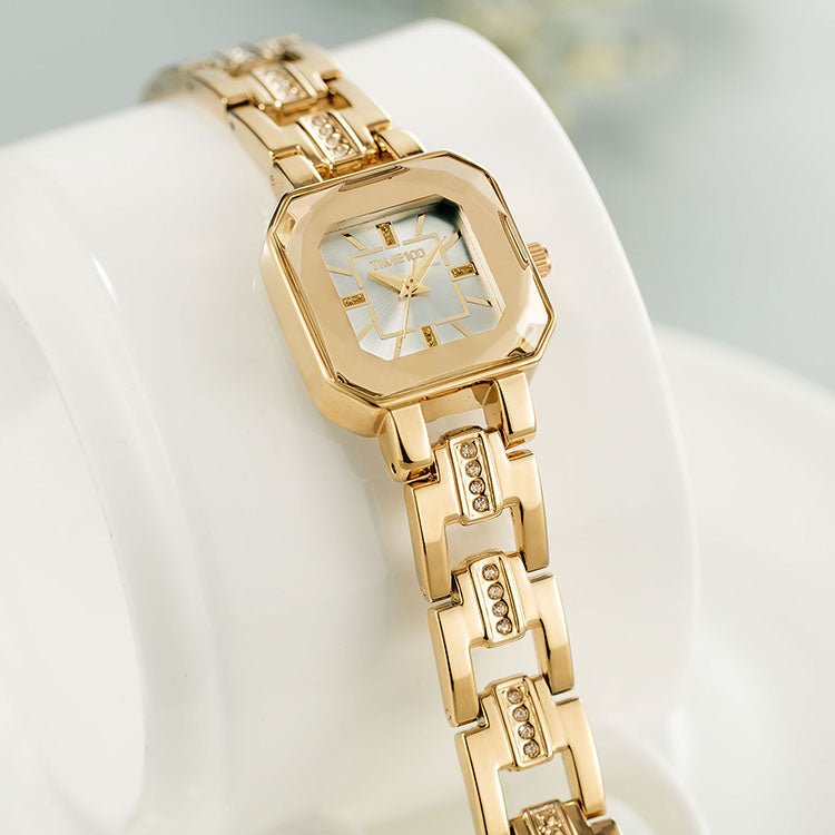 TIME100 Women's Bracelet Watches Ladies Quartz Wrist Watch with Green Dial Bezel with Crystals in Movement Bracelet Strap with Diamonds Waterproof - Time100