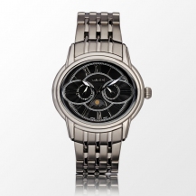 Time100 Men's Owl Eyes Moon Phases Watches W80006G