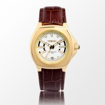 Time100 Ladies' White Genuine Leather Strap Classic Business Watch Quartz Analog Watch W50038L