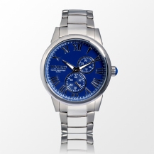 Time100 Men's Casual Luminous Hands Calendar Steel Watch Multifunctional Fashion Watch W80004G