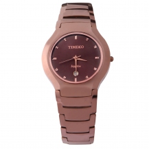 Fashion Round Genuine Tungsten Steel Waterproof Women Quartz Watch W50102G