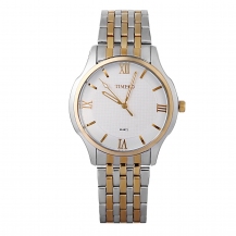 TIME100 Fashion Roman Numerals Stainless Steel Couple Watch (For Men) W80061G