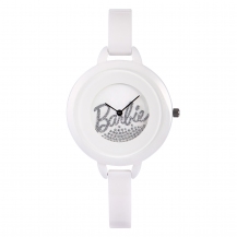 Barbie Women Shell Dial Fashion Bracelet Ceramic Band Ceramic Case Watch Japan Seiko Movement Watches W50266L