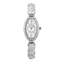 Time100 Natural Shell Luxury Diamonds Quartz Womens Bracelet Watch W50369L
