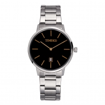 Time100 Fashion Multifunction Chronograph Steel Business Mens Quartz Watches W50418G
