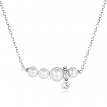 Barbie S925 Silver Pearl-look Fashion Necklace BSXL100