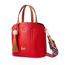 Barbie Commuting Series Fashion Tassel National Style Strap Dual Use Handbag/Crossbody Bag with Separable Small Bag BBFB408