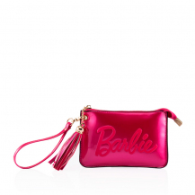 Barbie Women Fashion PU Leather Tassel Simple Bright Pure Color Clutch Bag BBFB285